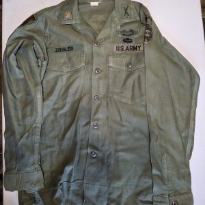 Vietnam US Sateen Top ID W/Patches