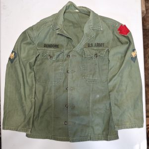 Vietnam First Pattern Sateen Utility Shirt W/Patches