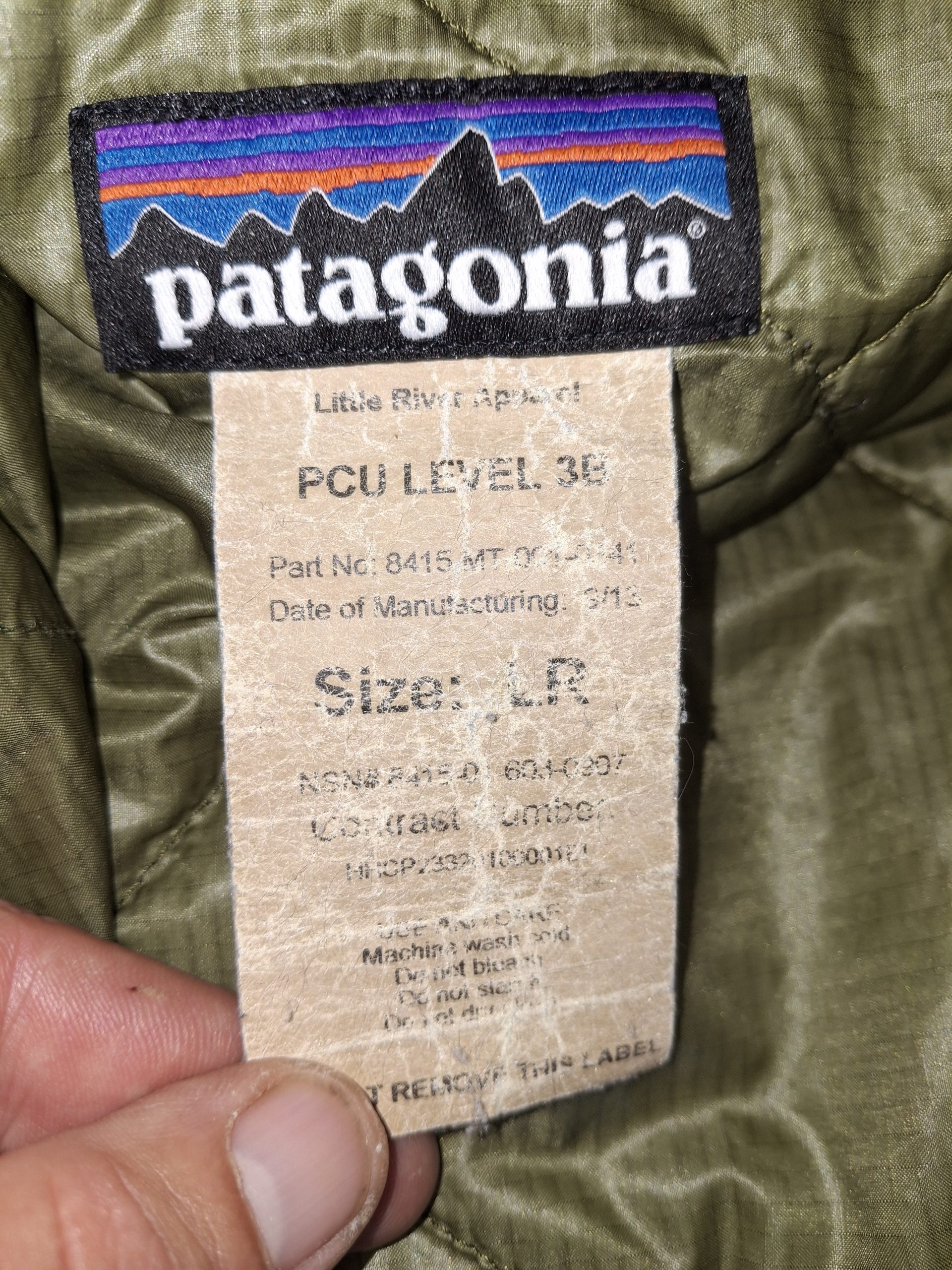Patagonia PCU 3B Loft Jacket Large-Regular - Image 7
