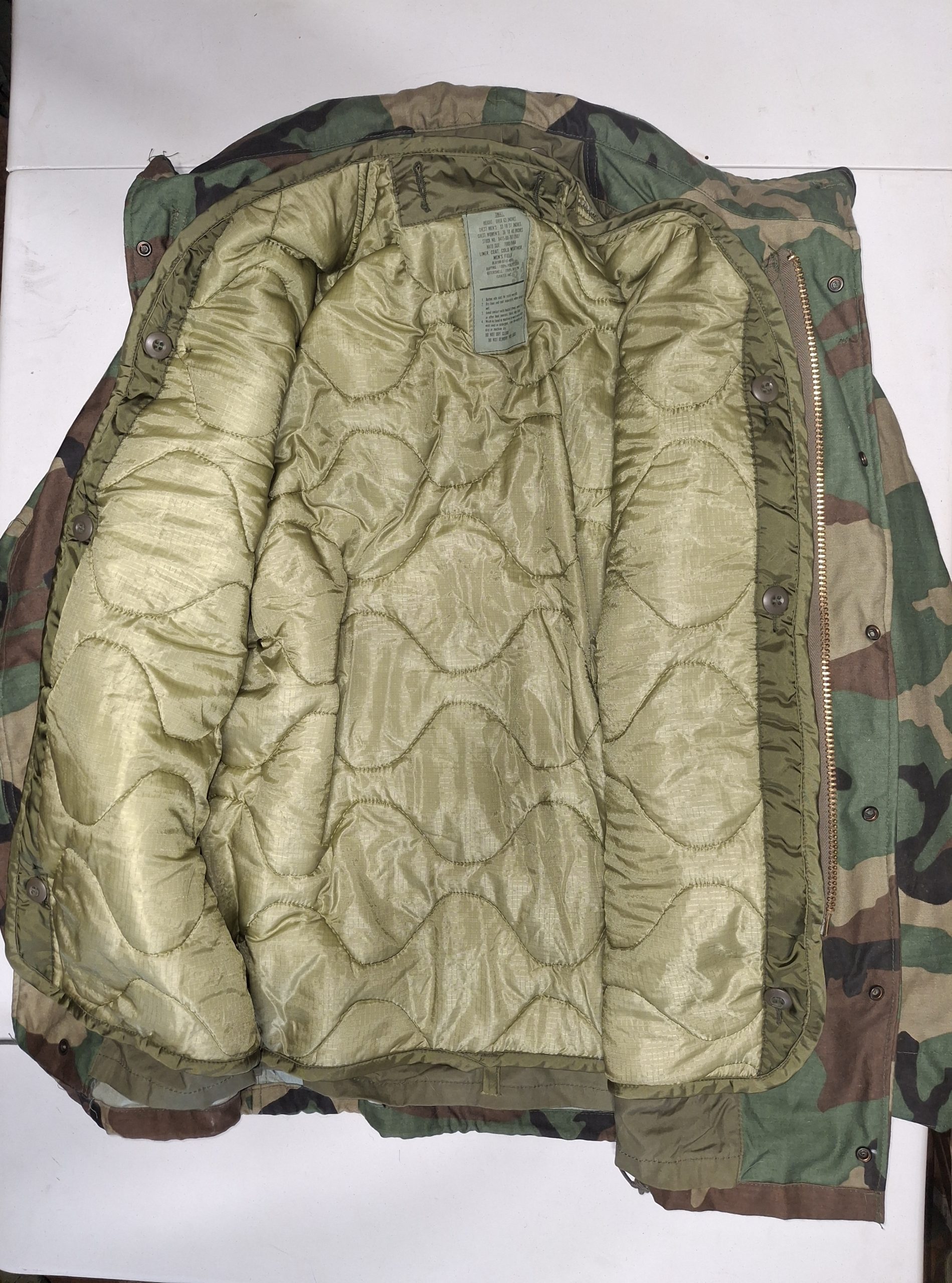 M65 Field Jacket W/Liner Small-Regular - Image 3